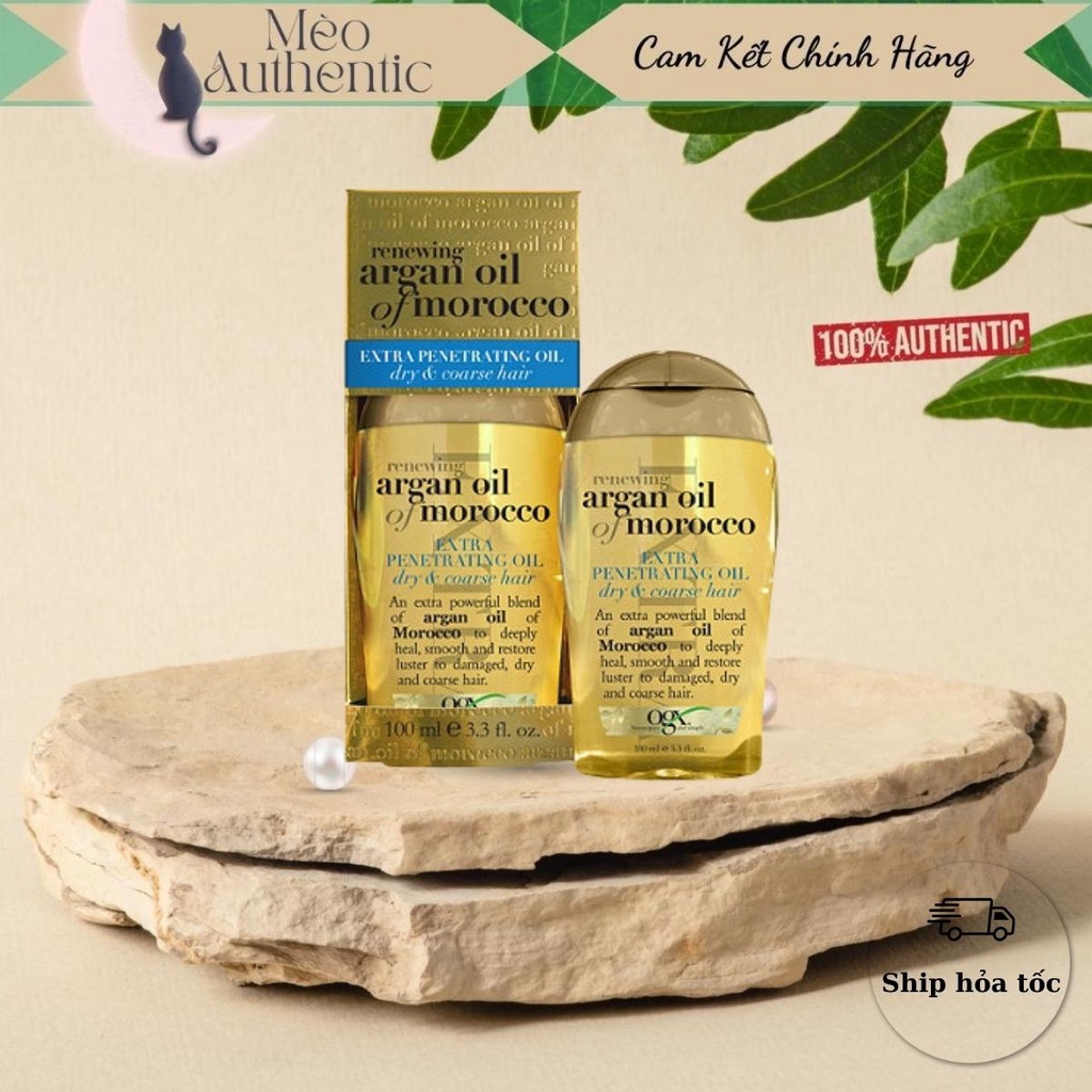 Tinh Dầu dưỡng tóc OGX Renewing Argan Oil of Morocco Penetrating Oil, ALL HAIRS TYPES