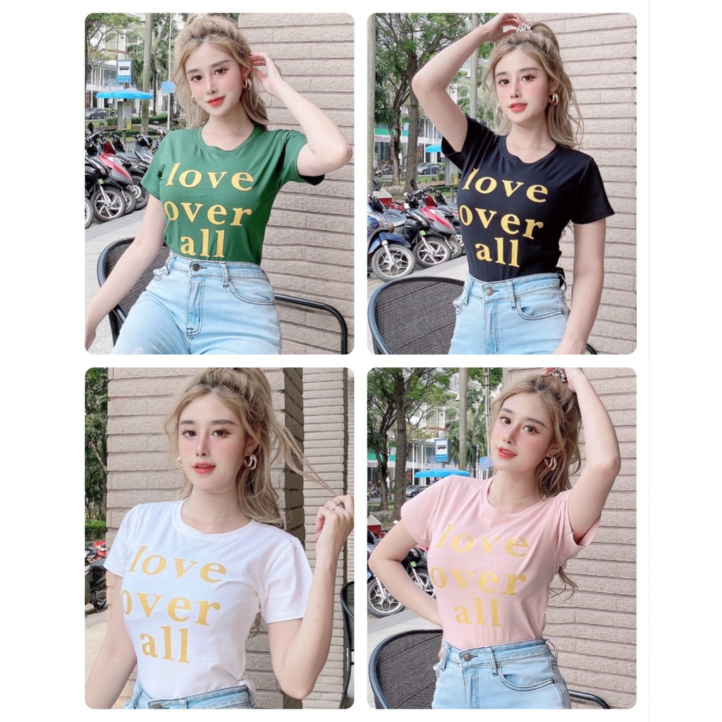 Áo thun nữ thun thái thêu dáng ôm | BigBuy360 - bigbuy360.vn