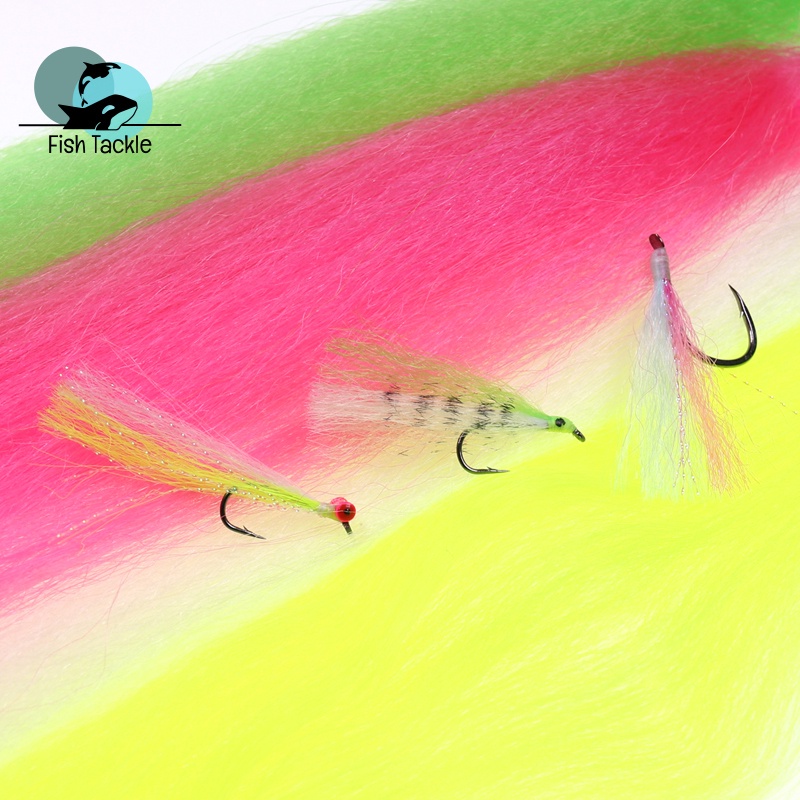 Móc Câu Cá Bằng Sợi Tổng Hợp Phát Sáng Và Lấp Lánh Với 9 Màu Tùy Chọn