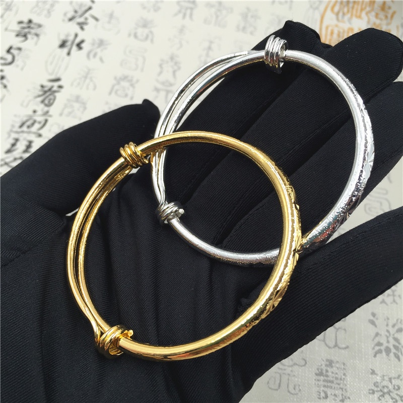 Vòng Tay Hợp Kim Bạc Dạng Hở Khắc Hình Chim Công Phong Cách Boho
