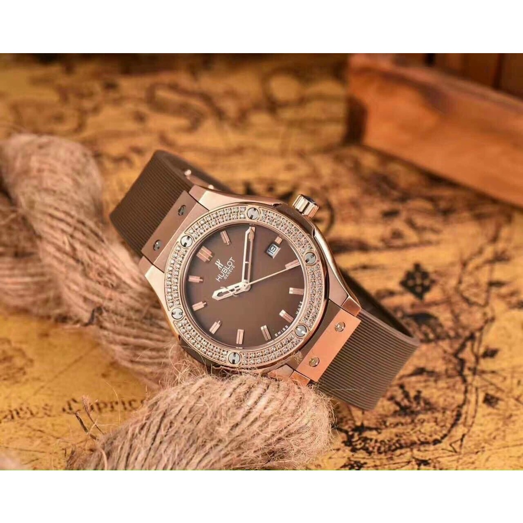 [FULL BOX] [Đủ Màu] Đồng Hồ Nữ HB BIGBANG Viền Đá-34mm- máy quazt , Chống Nước- Bảo Hành 24 Tháng | BigBuy360 - bigbuy360.vn