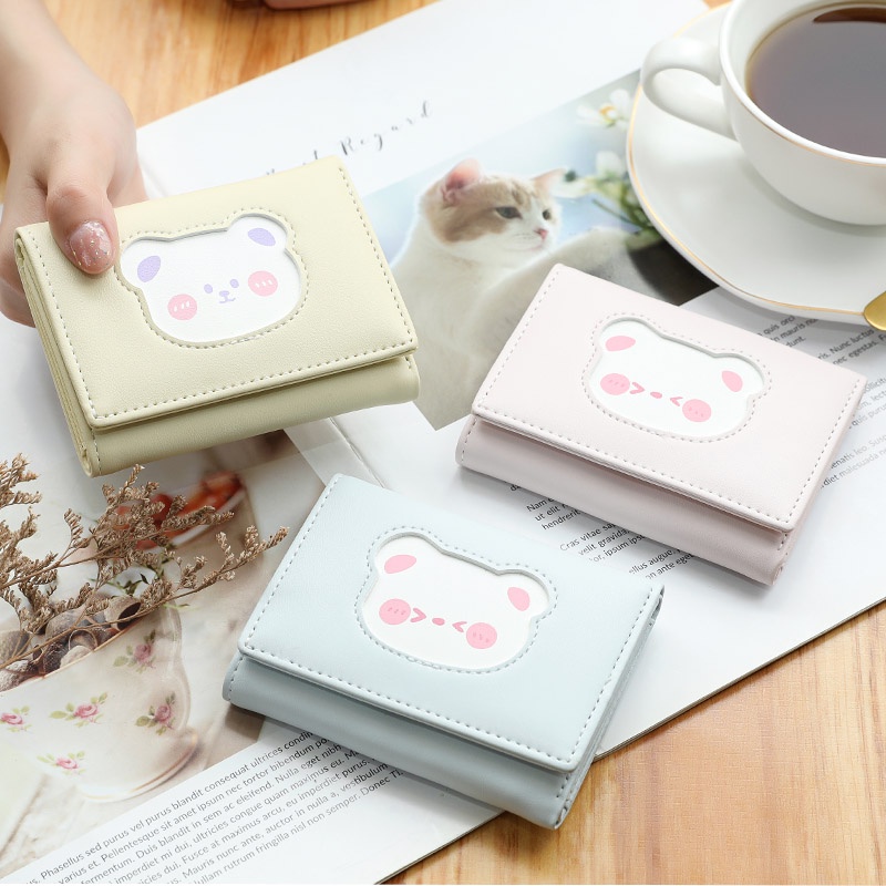 Ví Đựng Thẻ Hình Gấu Dễ Thương Cho Nữ