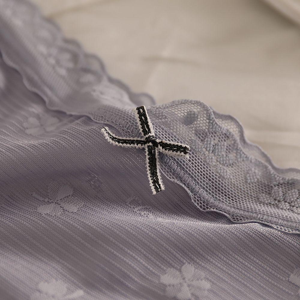 OCEANMAP Quần Lót Lưới Thoáng Khí Lưng Vừa Cho Nữ