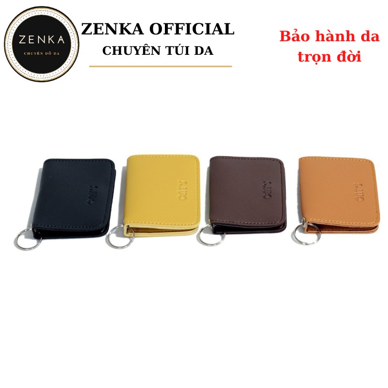 Ví đựng thẻ Zenka đựng card, tiền lẻ, vé gửi xe, làm móc khóa rất tiện dụng và đẹp mắt