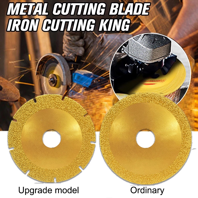 Lưỡi Cưa Kim Cương 100mm Bằng Thép Cắt Đá Hoa Cương Graphite 2 Phong Cách