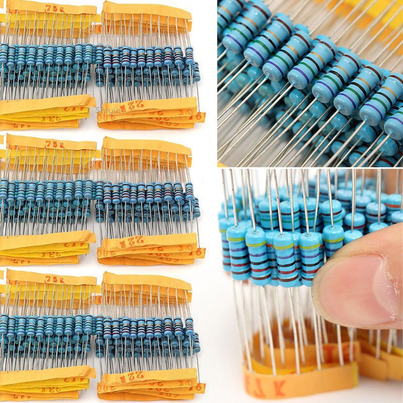 Set 1000 điện trở 1W 1 % 1 Ohm ~ 10m Ohm