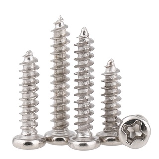M1-m4 nickel mạ vít tự khai thác đầu tròn chữ thập vít tường thép carbon tự khai thác