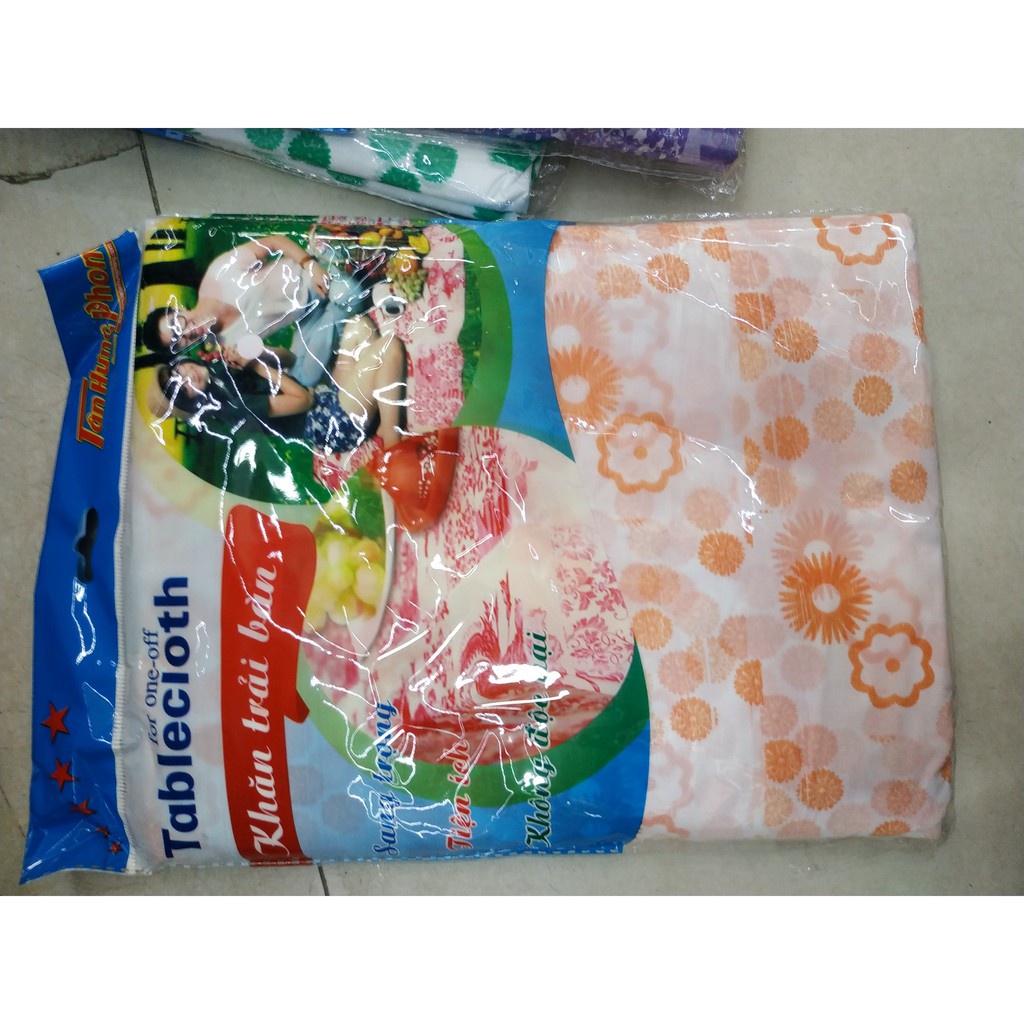 Khăn trải bàn nilon dùng 1 lần (10 cái/bịch)[Siêu rẻ]