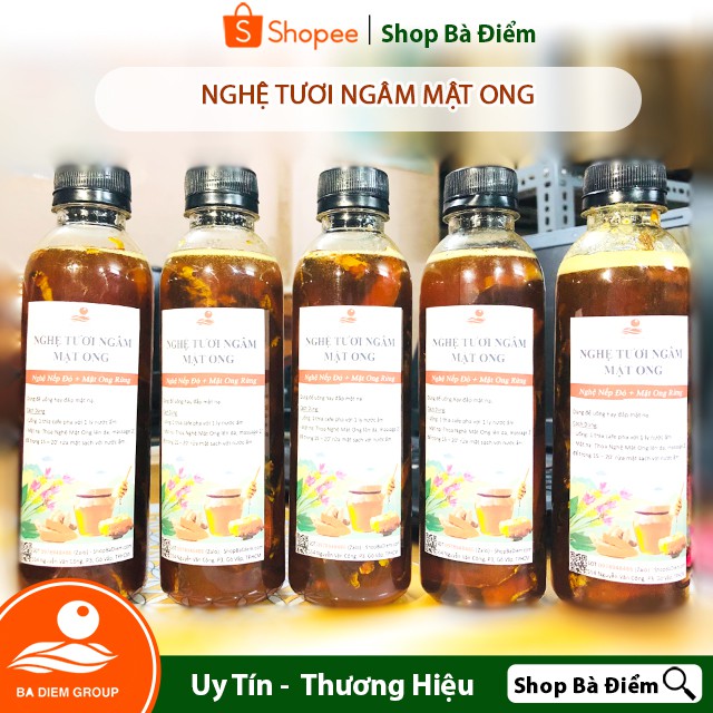 Nghệ Ngâm Mật Ong Rừng ! Giảm Mụn, Mờ Nám, Trắng Da | Nghệ Ngâm Mật Ong - Shop Bà Điểm