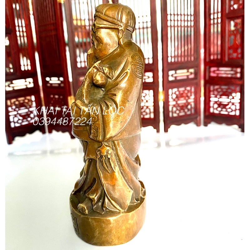 Tượng ông quản tài buôn may bán đắt chiêu tài tụ Lộc 15cm