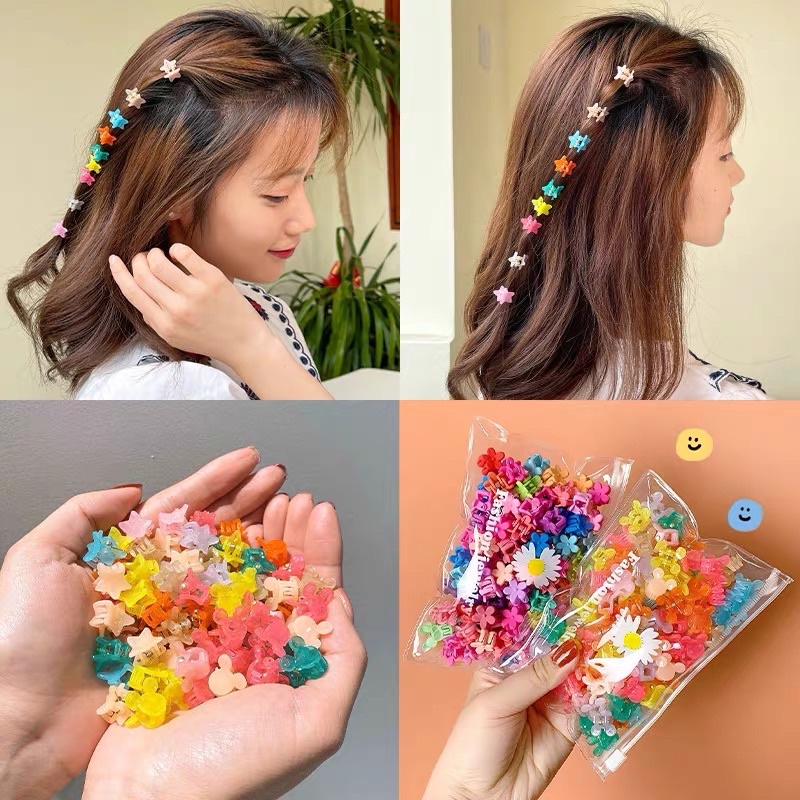 Túi kẹp tóc sức màu