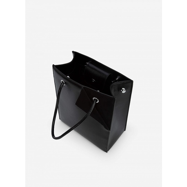 Vascara Túi Tote Góc Phối Layer Nubuck - TOT 0076 - Màu Đen