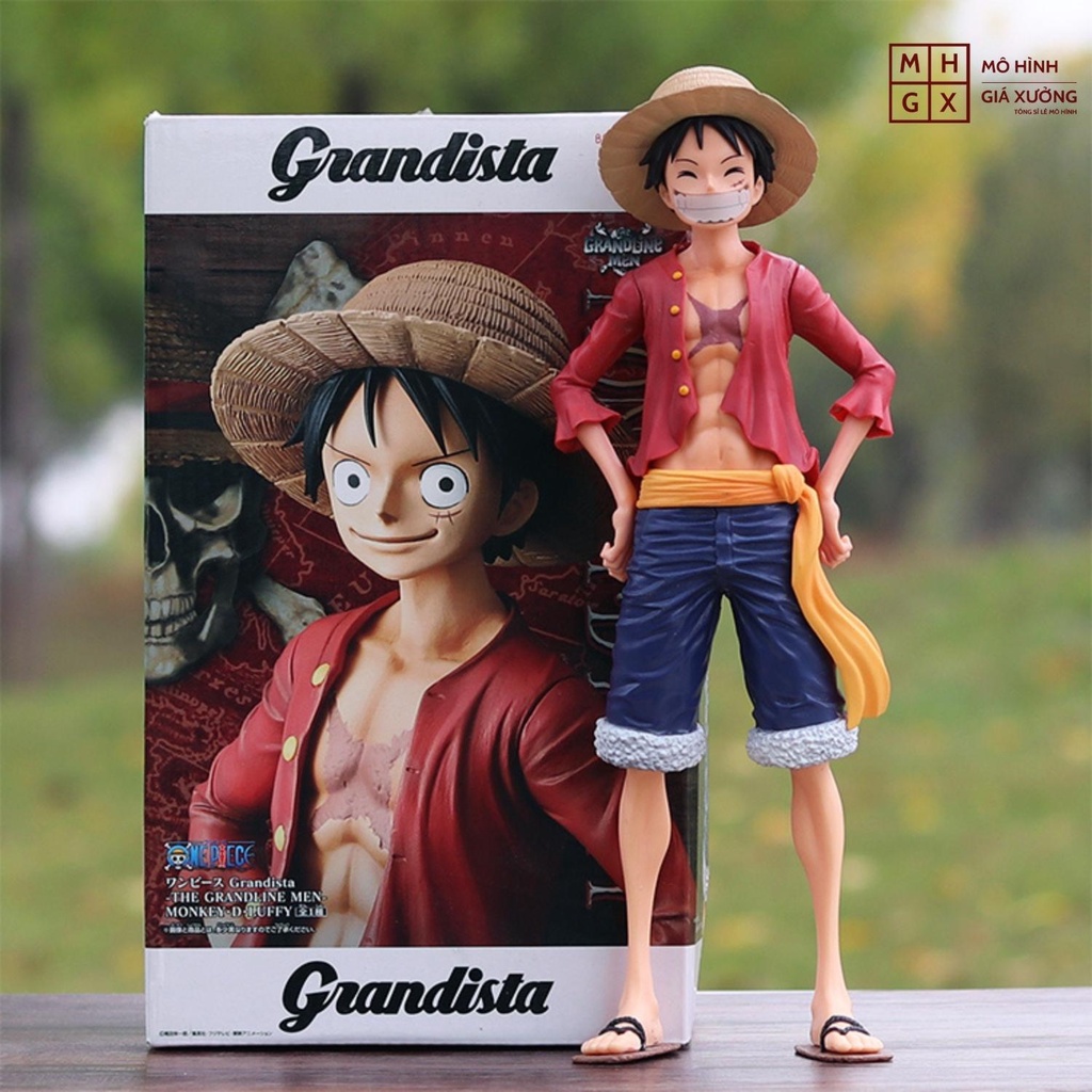 Mô hình One Piece Luffy Grandista 3 mặt siêu đẹp cao 27cm , figure mô hình one piece , mô hình giá xưởng