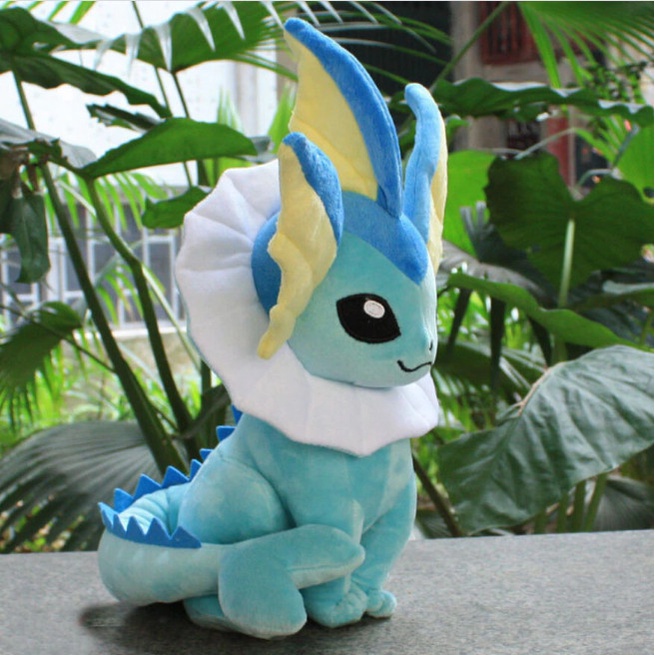 THÚ BÔNG POKEMON EEVEE (EEVUI) HỆ NƯỚC VAPOREON (20CM---30CM) HÀNG CHÍNH HÃNG POKEMON CHUẨN ĐẸP TỪNG CM