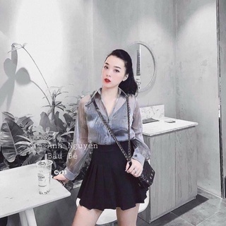 Chân váy xếp ly xuất dư