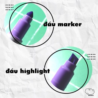 ✏️ BÚT DẠ QUANG 2 ĐẦU MILKLINER ✏️