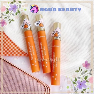 🦄 MASCARA ĐÀO CAM 56675 SWEET AS A PEACH KISSBEAUTY nội địa sỉ rẻ chuốt mi dài cong dày mi NGỰA BEAUTY