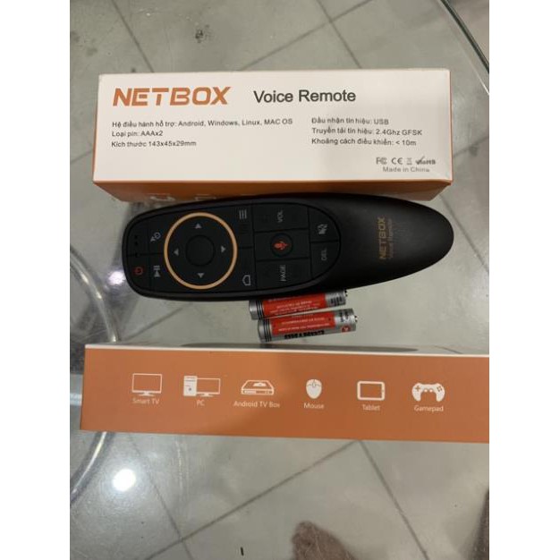 Điều khiển bằng giọng nói- NETBOX voice remote v2 dễ dàng sử dụng