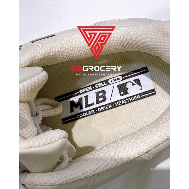 Giày MLB Bigball Chunky NY Yankees Beige - Ảnh thật shop chụp
