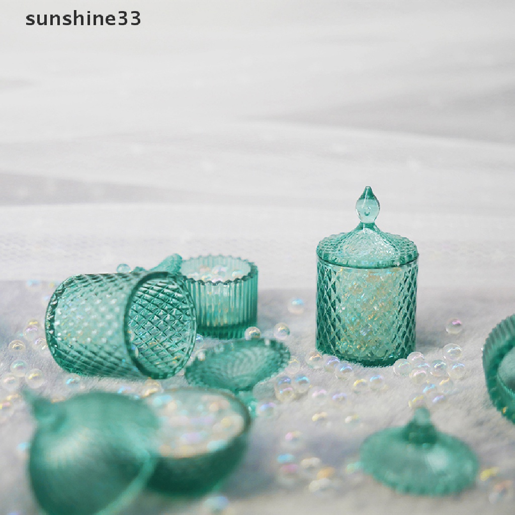 Set 3 Lọ Kẹo Trong Suốt Đồ Chơi Búp Bê Tỉ Lệ 1: 12
