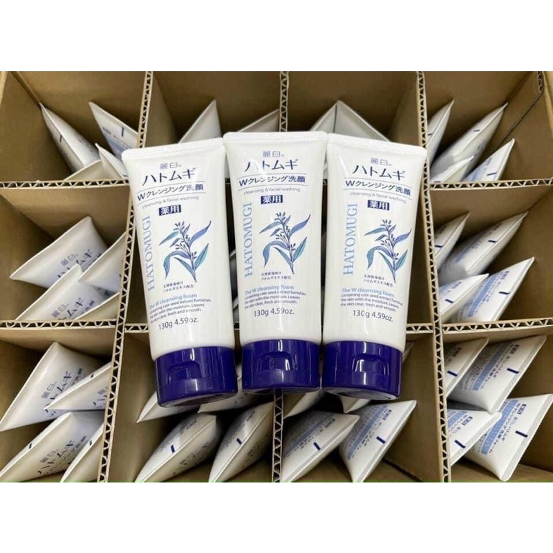 Sữa rửa mặt Ý Dĩ Hatomugi Naturie hàng nội địa Nhật bản