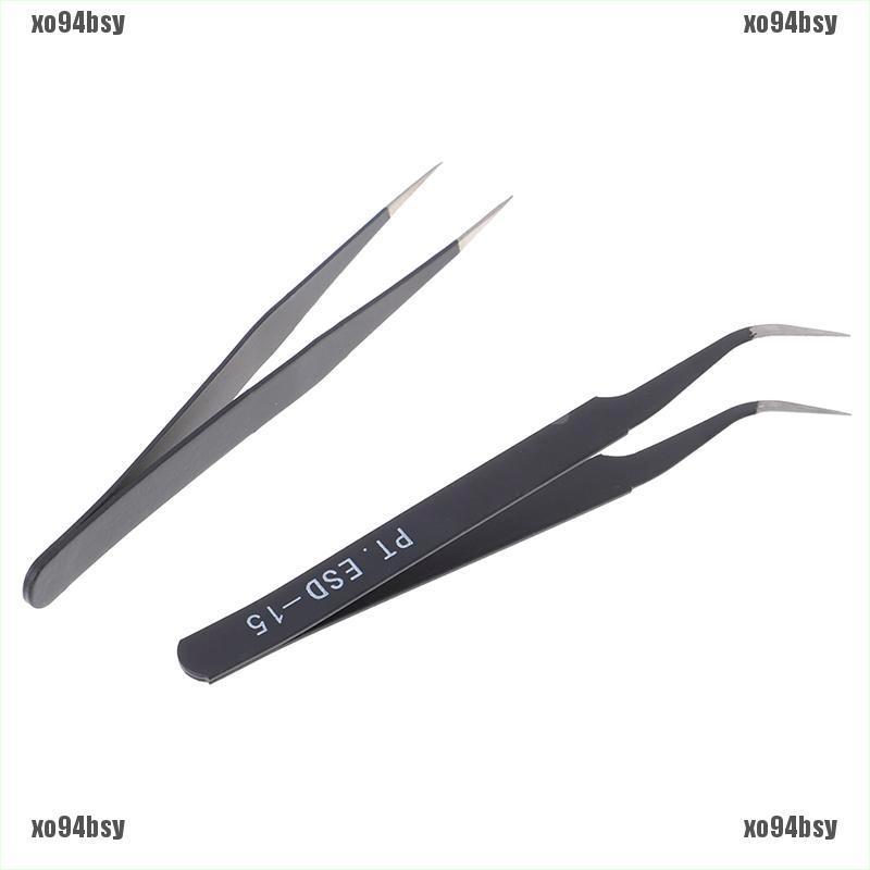 [xo94bsy]1PC Micro Point Curved Straight s Fine Tip Stainless Steel