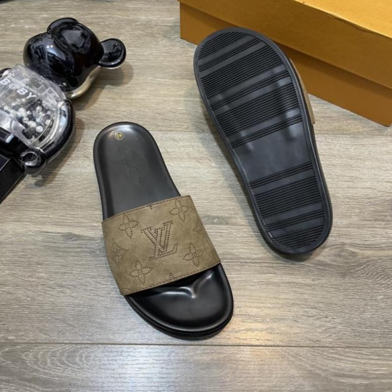 Dép LV Nam Đế Cao Su Cao Cấp - Dép Lê Nam LV Cao Cấp