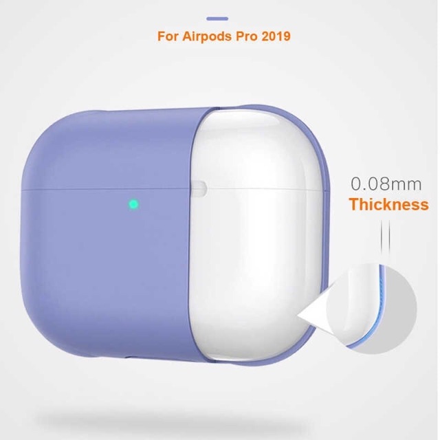 Ốp Silicone Airpod Pro Siêu Mỏng - Chống Sốc - Chống Bám Bẩn