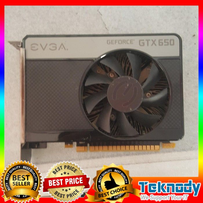Thẻ Bài Đồ Chơi Evga GeForce GTX 650 GTX650 1GB GDDR5 128 bit Chất Lượng Cao