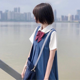 VÁY ĐỒNG PHỤC JK TẶNG NƠ ĐỎ 🍑 XANH và ĐEN🍑Có ảnh thật