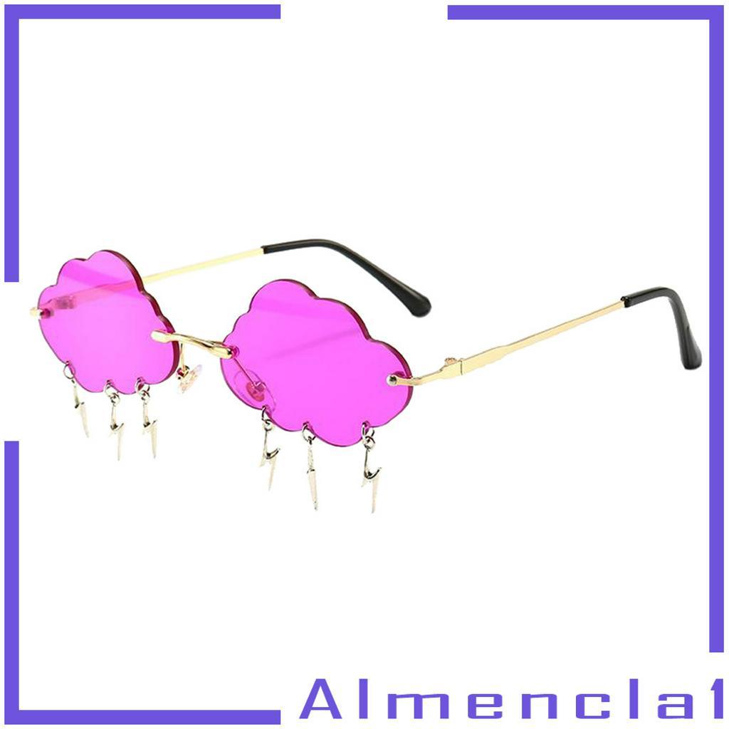 Kính Mát Hình Đám Mây Có Dây Tua Rua