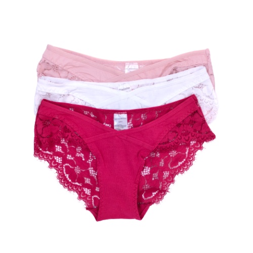 Quần Lót Nữ Ren Cotton 3 Size Co&Com NO3014 Kháng Khuẩn, Mềm Mại, Co Giãn Thoải Mái | BigBuy360 - bigbuy360.vn