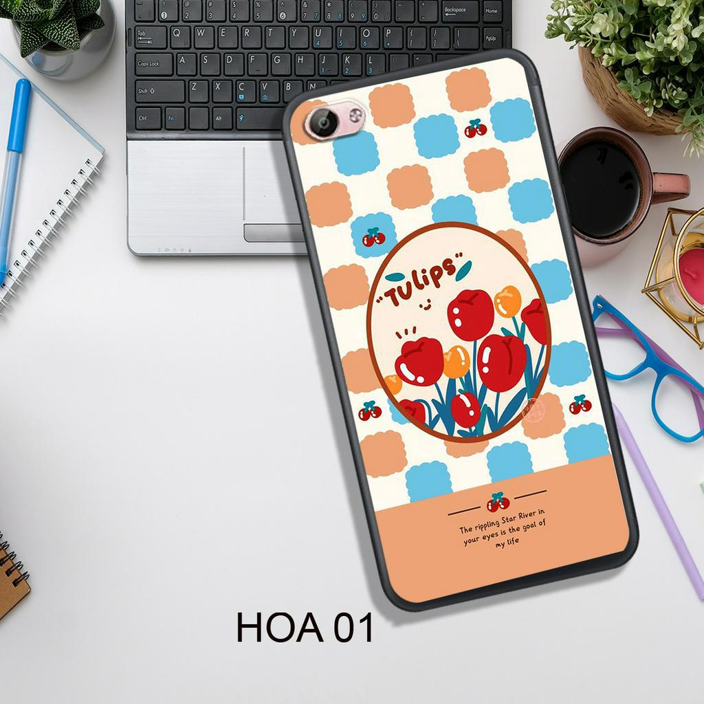 Ốp Lưng  VIVO Y53 - Y55 - Y66 - Y67 - Y69 - Y71 - Y81 - Y81S - Y83 , In Hình HOA, Màu Sắc Bắt Mắt.