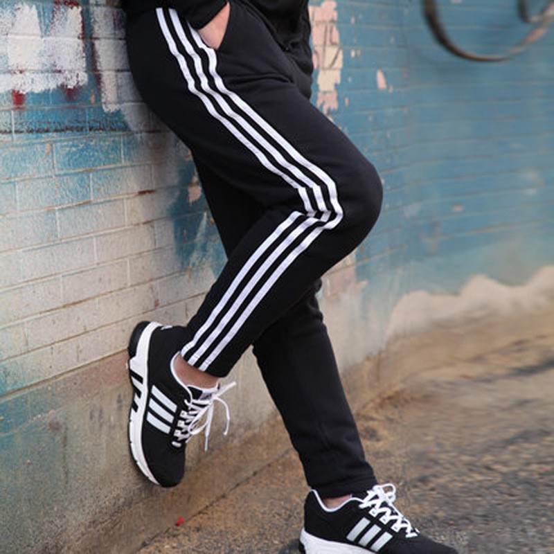 Quần 3 sọc suông unisex nam nữ phong cách thể thao hàn quốc Pants Line Trắng - Valu Store | BigBuy360 - bigbuy360.vn