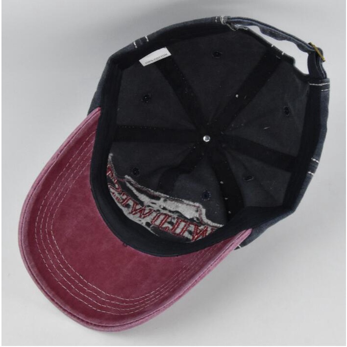 Mũ Lưỡi Trai Cotton Phong Cách Vintage Phương Tây Cho Nam Nữ