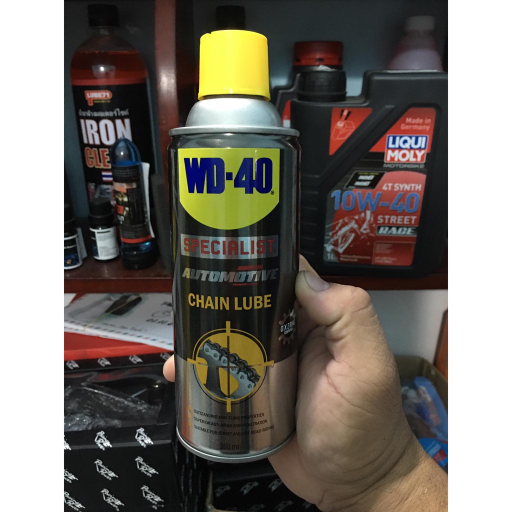 Chai xịt dưỡng sên/xích WD40 Chain Lube 360ml