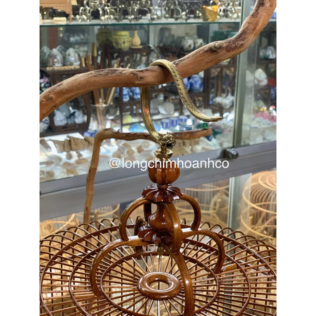 Móc Đồng Vàng Đầu Rồng Lồng Khuyên &amp; Đất