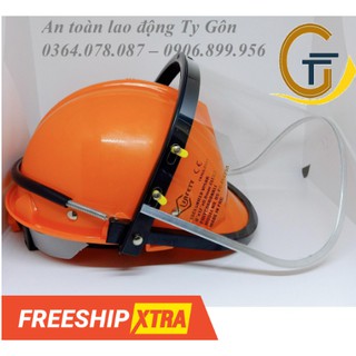 COMBO NÓN + MẶT NÀ MÀI, CẮT, HÀN, PHUN THUỐC, CẮT CỎ,.. ( BẢO VỆ MẮT VÀ BẢO VỆ KHUÔN MẶT BẠN)