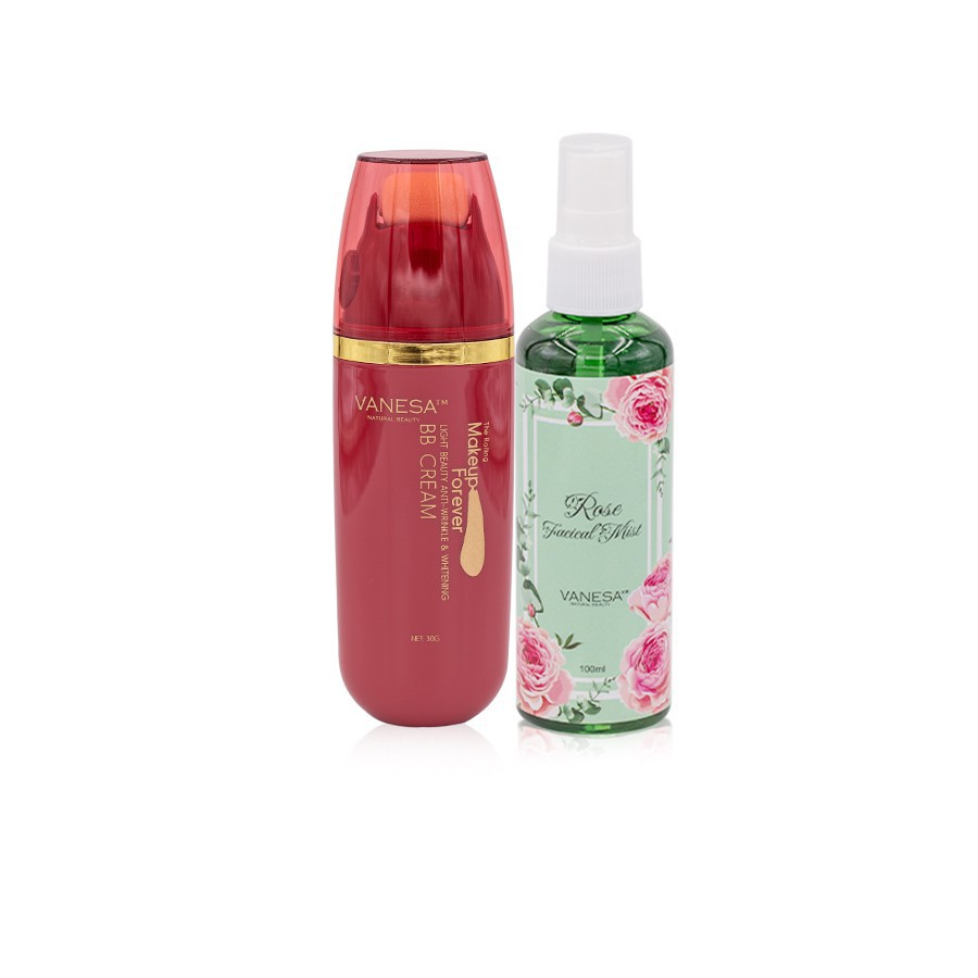 Combo Kem Nền BB Vanesa + Toner Xịt Khoáng 2in1 | BigBuy360 - bigbuy360.vn