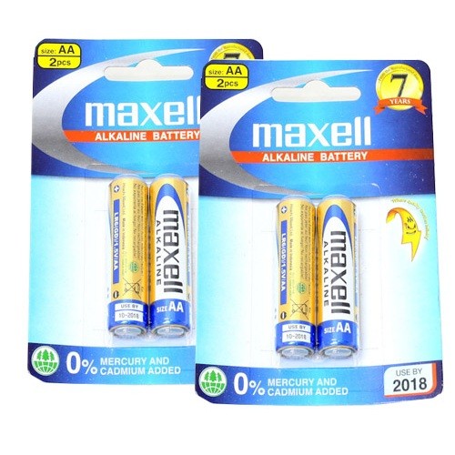 Pin Maxell Alkaline AA LR6 (GD) 2B