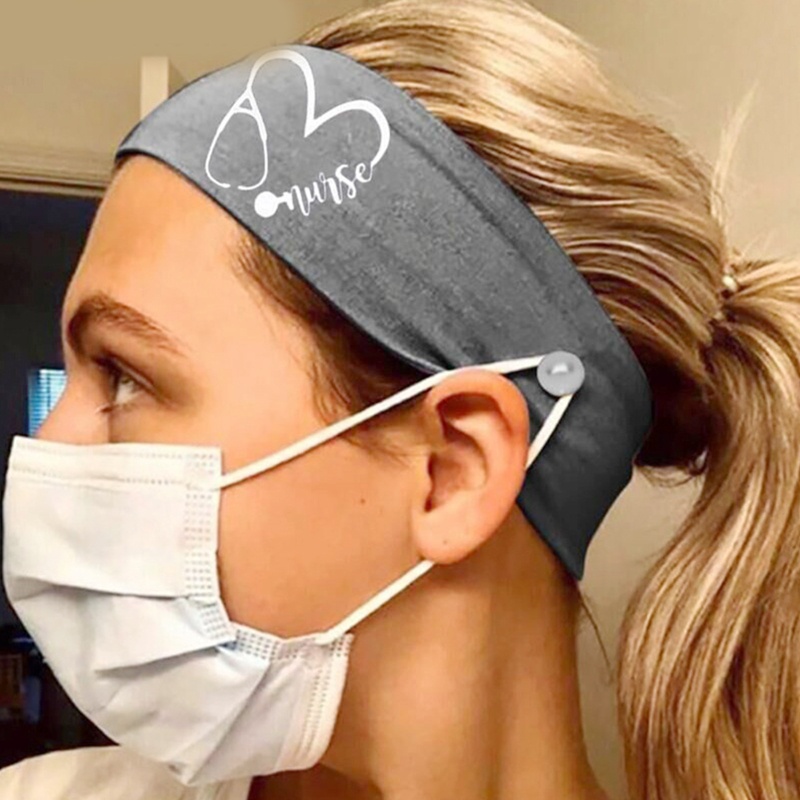 Băng Đô Cài Tóc Thể Thao Thiết Kế Nút Đơn Giản Dành Cho Thanh Thiếu Niên