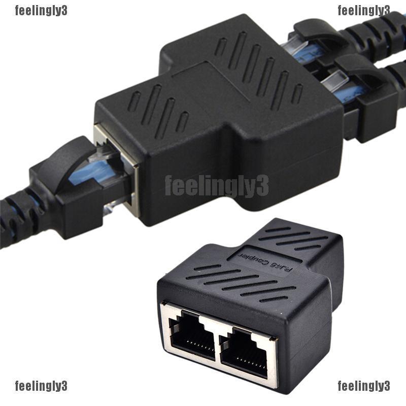 ❤ADA❤ Ổ chia mạng LAN thành 2 cổng RJ45 TO