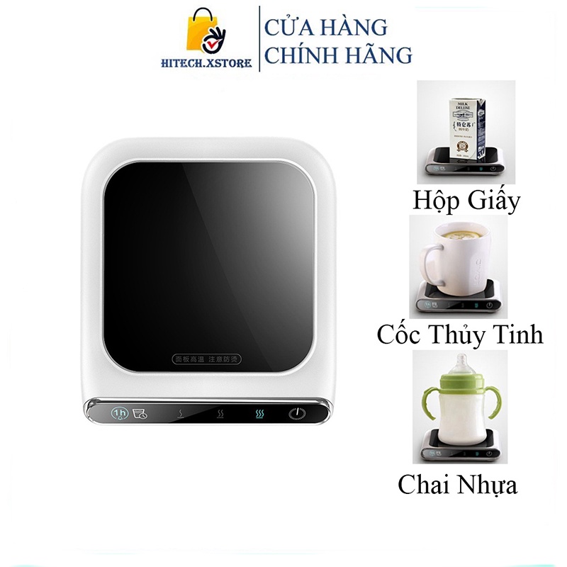 Đế hâm nóng đồ uống mini Smart Base, Đế điện làm nóng và giữ nhiệt được nhiều loại cốc, hộp nhựa, hộp giấy, BH 12 Tháng