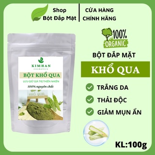 100g Bột đắp mặt nạ khổ qua - đắp mặt ngừa mụn mờ vết thâm