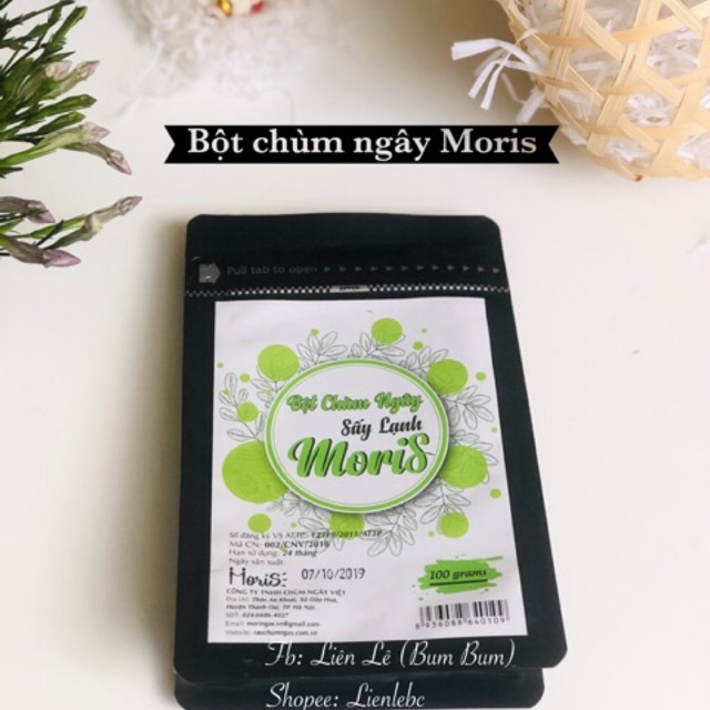 Bột chùm ngây Moris- nguyên gói 100gram