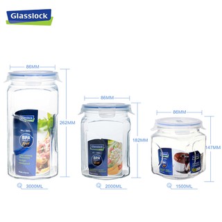 Hũ Thủy Tinh Glasslock IG535
