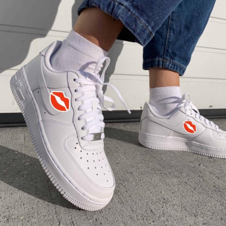 Giày Thể Thao Nam Nữ Trắng Cổ Thấp Giày Nike Air Force 1 AF 1 Đế Khâu Full Box Bill -ju2 !