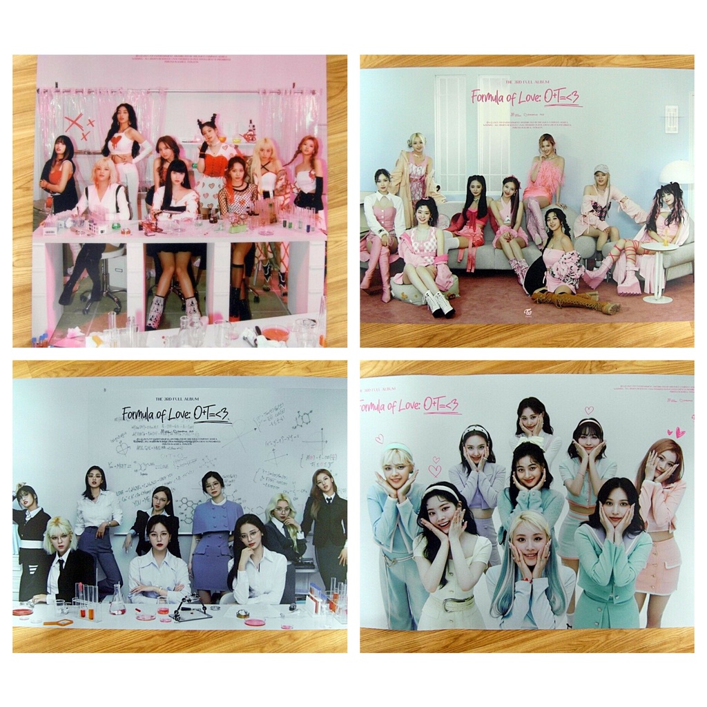 Poster Kpop TWICE chính hãng có ống tube nhựa bảo vệ hàng có sẵn
