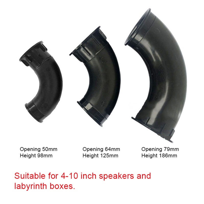 Cổng Loa Bass Mạnh Mẽ Dạng Cong 54mm / 70mm