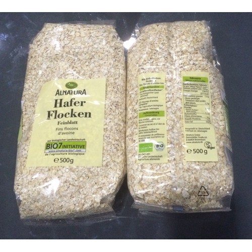 Yến mạch cán vỡ Hafer Flocken 1KG, 5 phút ăn liền